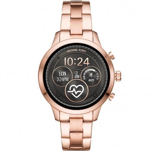 smartwatch michael kors access runway czarny mkt5053