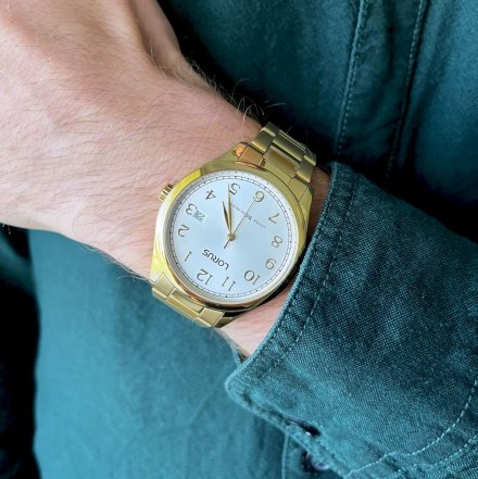 Klasyczny złoty zegarek Lorus z bransoletką RS914DX9