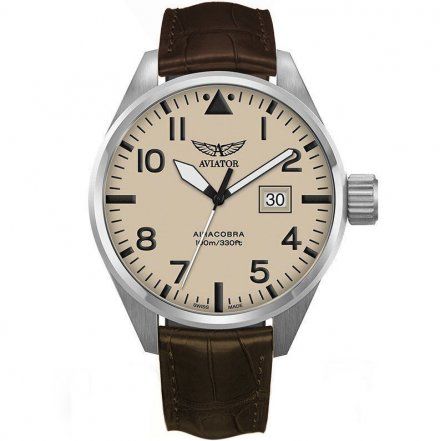 Zegarek Męski Aviator Swiss Made V.1.22.0.190.4 Airacobra P42