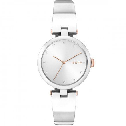Srebrny elegancki zegarek damski DKNY Eastside NY2745