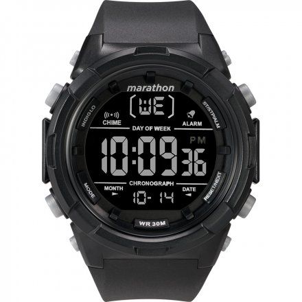 Zegarek Męski Timex Marathon z wyświetlaczem czarny TW5M22300