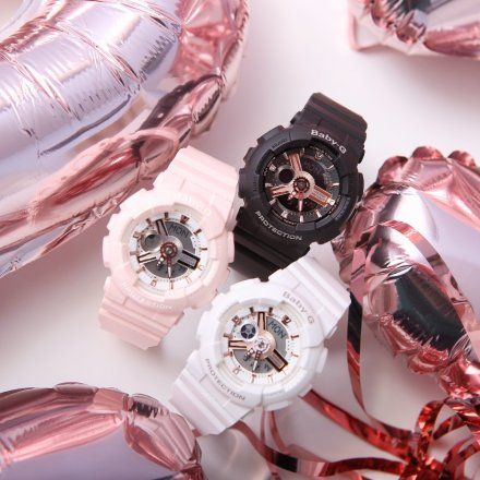 Różowy zegarek Casio Baby-G BA-110RG-4AER + TOREBKA KOMUNIJNA