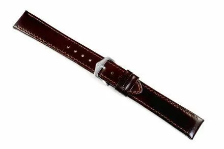 Brązowy pasek skórzany 18 mm HIRSCH Osiris 03475010-2-18 (L)