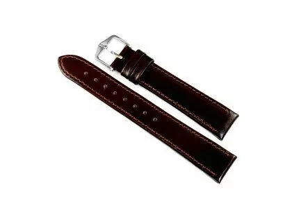 Brązowy pasek skórzany 18 mm HIRSCH Osiris 03475010-2-18 (L)