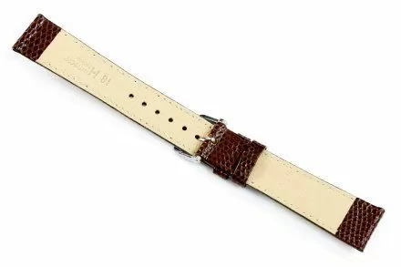 Brązowy pasek Skórzany 18 mm HIRSCH Rainbow 12302610-2-18 (M)