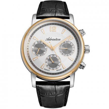 Zegarek Męski Adriatica na Pasku A8275.2253QF - Multifunction Swiss Made