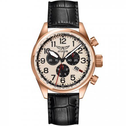 Zegarek Męski Aviator Swiss Made V.2.25.2.173.4 Airacobra P45 Chrono