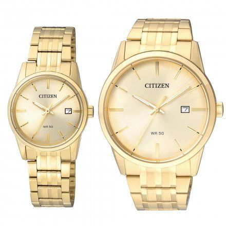 Citizen Classic Zegarki dla par Złote
