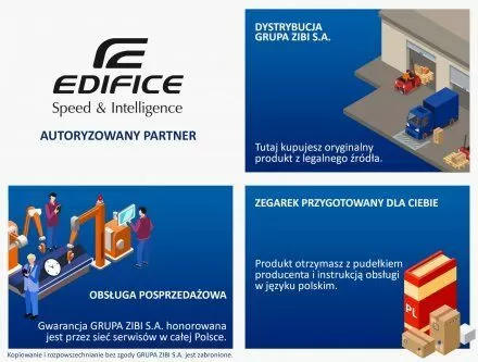 Casio Edifice ECB-900DB-1BER zegarek męski