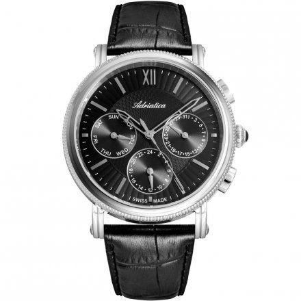 Zegarek Męski Adriatica na Pasku A8272.5264QF - Multifunction Swiss Made