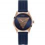 Granatowy zegarek damski Guess  Mini Imprint z różowym złotem W1227L3