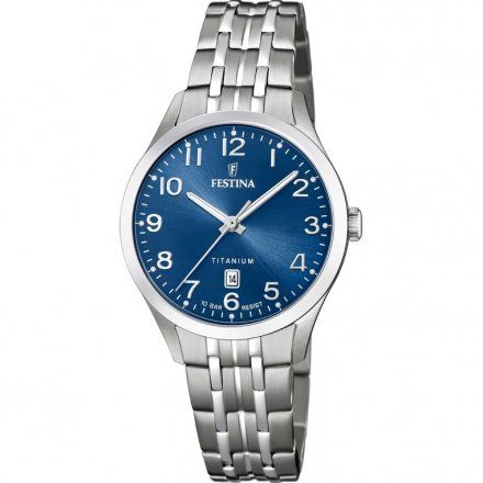 Zegarek Damski Festina F20468/2 Classic Titanium Date 20468 2