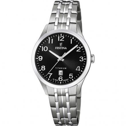 Zegarek Damski Festina F20468/3 Classic Titanium Date 20468 3