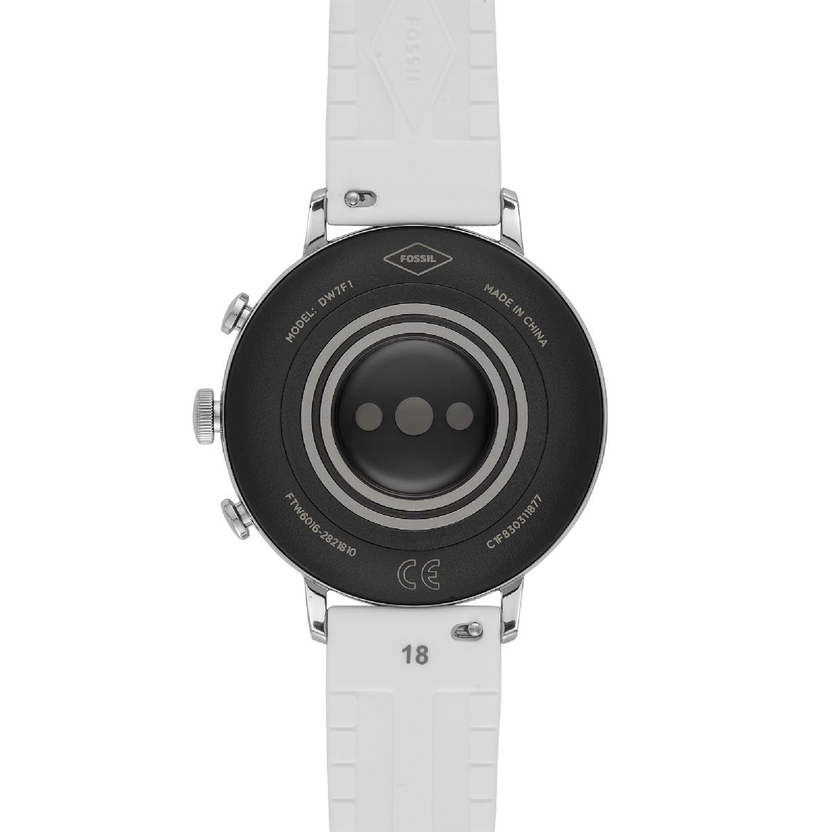 smartwatch fossil venture hr gray silicone ftw6016