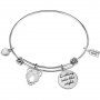 Bransoletka damska z charmsami LA PETITE STORY BANGLE LPS05APZ14