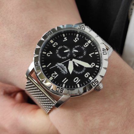 Zegarek Męski Adriatica na bransolecie A1108.5124QF - Multifunction Swiss Made