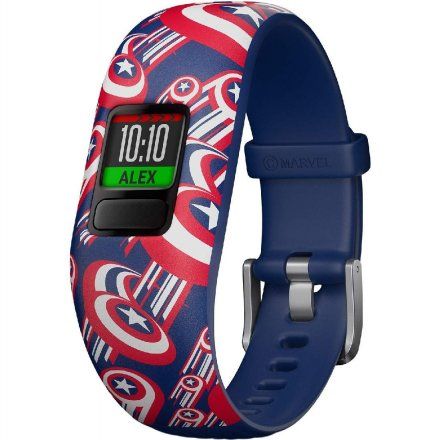 GARMIN Opaska Vivofit jr. 2 Marvel Kapitan Ameryka 010-01909-12