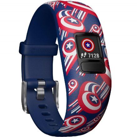 GARMIN Opaska Vivofit jr. 2 Marvel Kapitan Ameryka 010-01909-12
