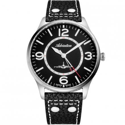 Zegarek Męski Adriatica na pasku A8266.5254Q - Zegarek Kwarcowy Swiss Made