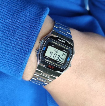 Zegarek Casio A163WA-1QES Casio Vintage w stylu Retro A163WA -1QES