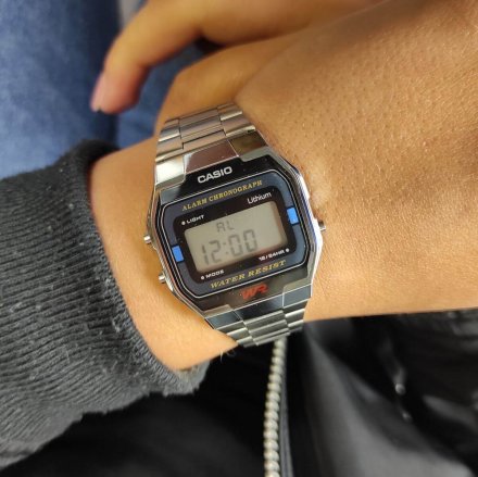 Zegarek Casio A163WA-1QES Casio Vintage w stylu Retro A163WA -1QES