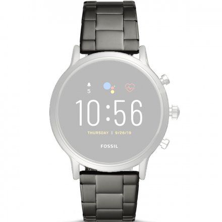 Grafitowa bransoletka Smartwatch Fossil FTW4024 22 mm