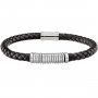 Czarna pleciona bransoletka męska skórzana Tommy Hilfiger 2790153