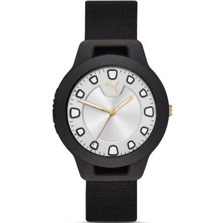 Czarno-biały zegarek Puma Reset P1022