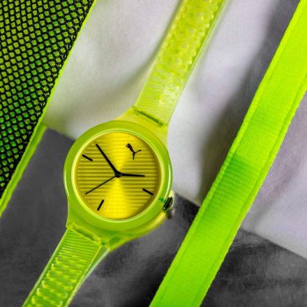 Neonowy zegarek sportowy Puma Contour P1017