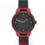 Czarno-czerwony zegarek Puma Reset ze wskazówkami P5001