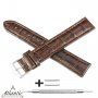 Oryginalny Pasek Atlantic Model PA ATL Brązowy XXL 21 mm