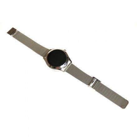 Srebrny smartwatch damski Rubicon RNBE37 SMARUB009