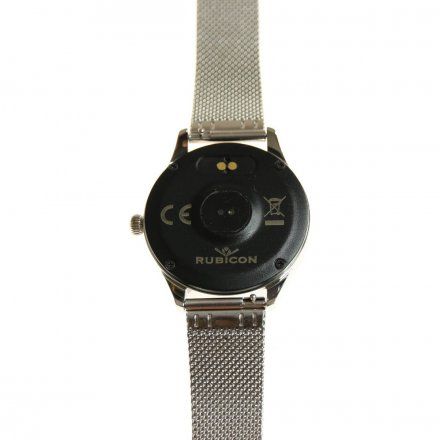 Srebrny smartwatch damski Rubicon RNBE37SIBX05AX
