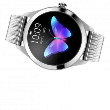 Srebrny smartwatch damski Rubicon RNBE37 SMARUB009