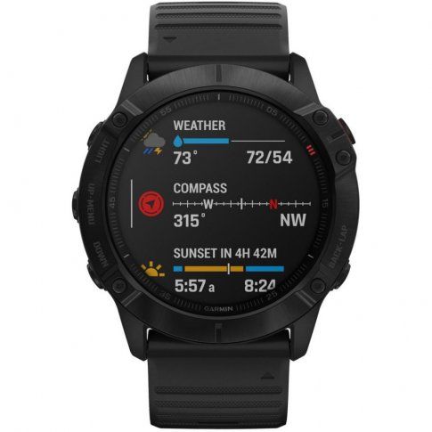 GARMIN - qoofenix 6X Pro Dual Power Ti Black fēnix 6X Pro Dual Power Ti Black DLC | スマートウォッチ
