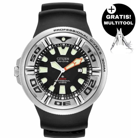 Zegarek męski Citizen Promaster Eco-Drive Professional Diver BJ8050-08E + GRATIS!