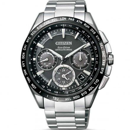 Citizen CC9015-54E Zegarek Męski na bransolecie EcoDrive Satellite Wave