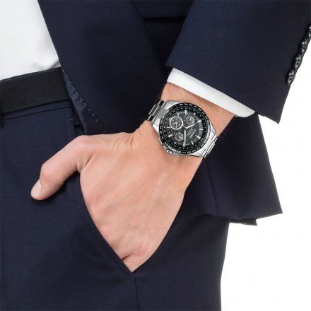 Citizen CC9015-54E Zegarek Męski na bransolecie EcoDrive Satellite Wave