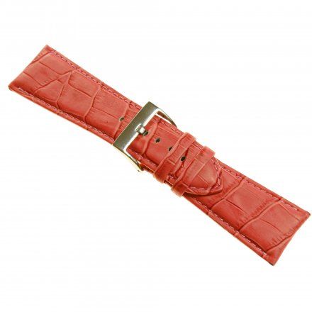Pasek DILOY Superior 368EA.28.13 Skórzany Różowy 28 mm