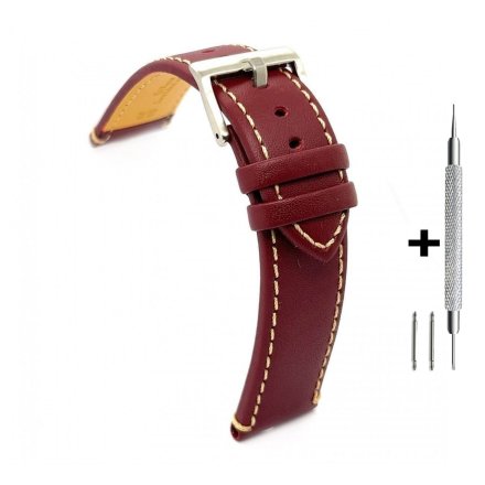 Pasek DILOY Fashion 373.14.04 Skórzany Brąz 14 mm - GRATIS dwa teleskopy i narzędzie