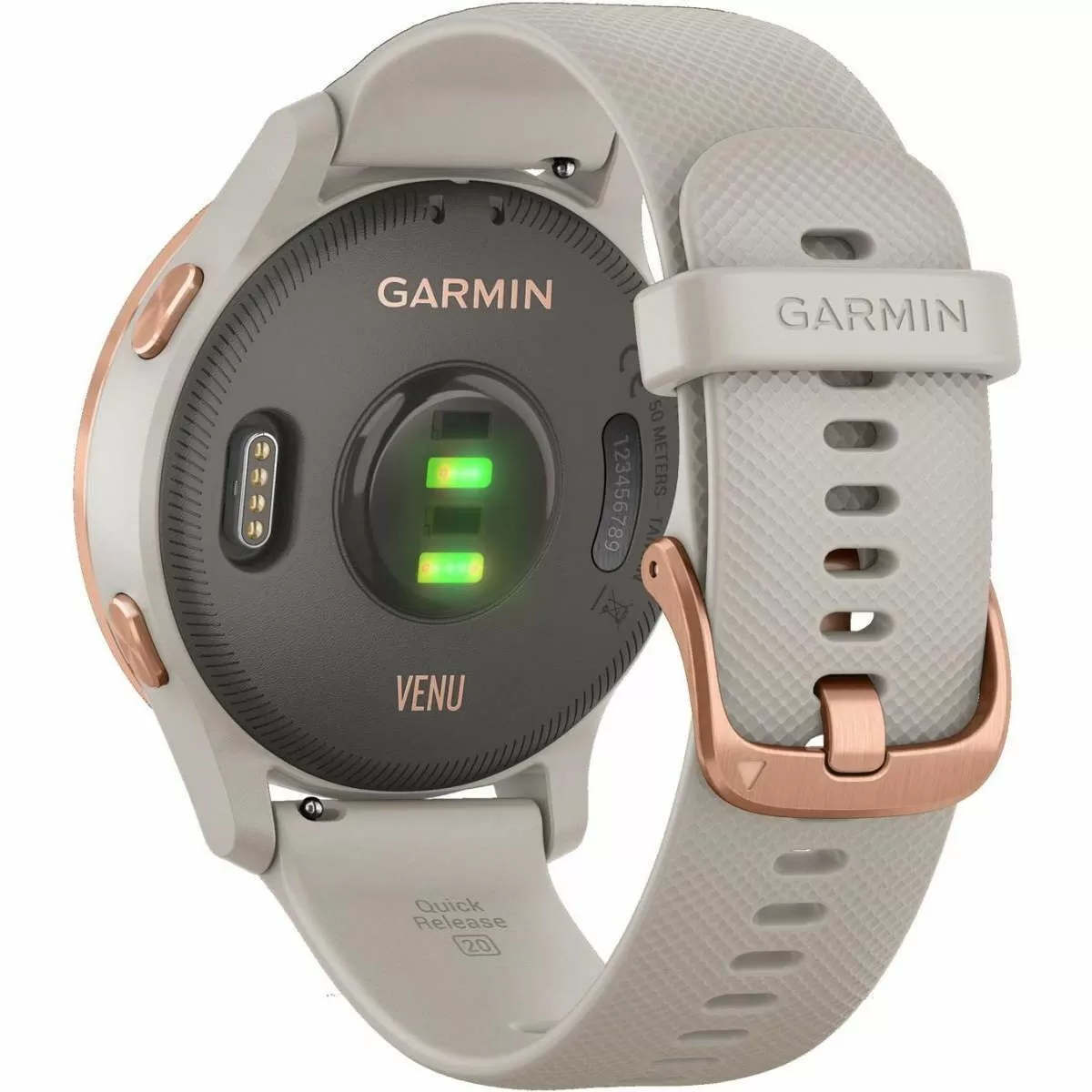 GARMIN Venu HR GPS Piaskowy z detalami w kolorze różowego złota