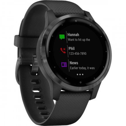 GARMIN Zegarek vivoactive 4S Czarny 010-02172-13