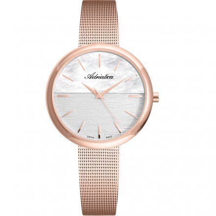 Zegarek Damski Adriatica na bransolecie A3525.9117Q - Zegarek Kwarcowy Swiss Made