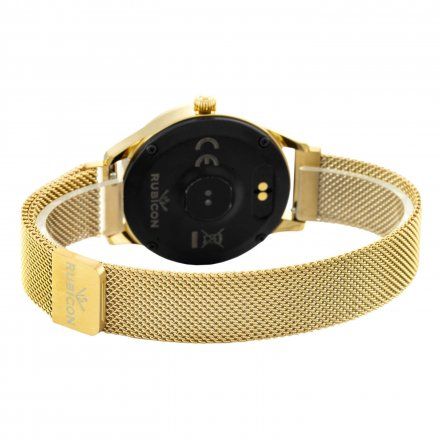 Złoty Smartwatch damski Rubicon RNBE37GIBX05AX