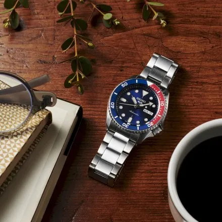 Seiko SRPD53K1 Zegarek Męski Seiko 5 Automatic Granatowy