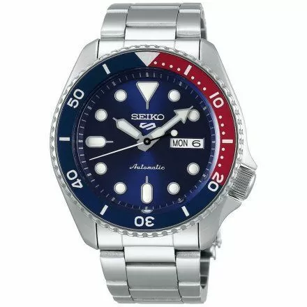 Seiko SRPD53K1 Zegarek Męski Seiko 5 Automatic Granatowy