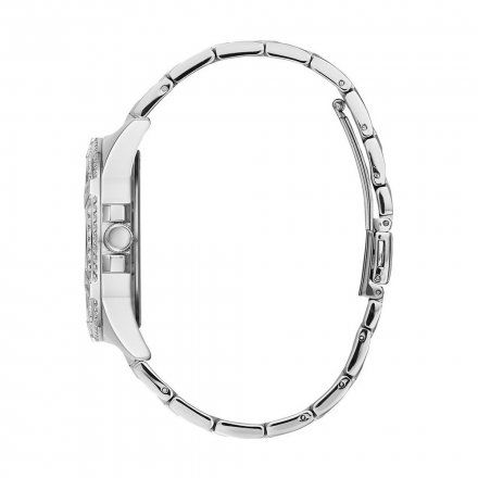 Srebrny zegarek damski Guess Frontier z kryształkami W1156L1