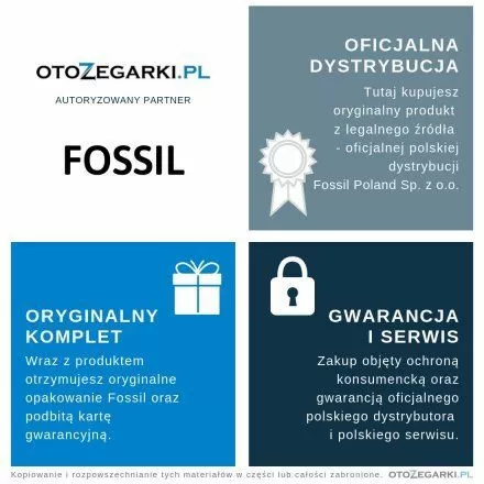 BIŻUTERIA FOSSIL Bransoletka damska JF02965791