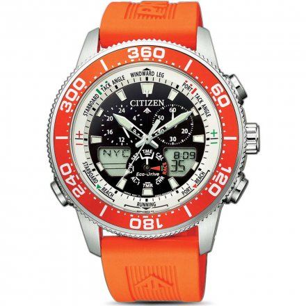 Citizen JR4061-18E Zegarek Męski na pasku Eco Drive Promaster