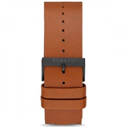 Pasek skórzany brązowy 22 mm Skagen Smartwatch SKT5201